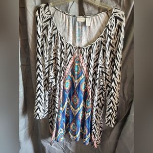 Women's 3/4 sleeve blouse size XL